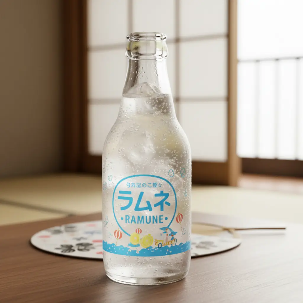 Ramune với viên bi thủy tinh độc đáo và hương vị đa dạng