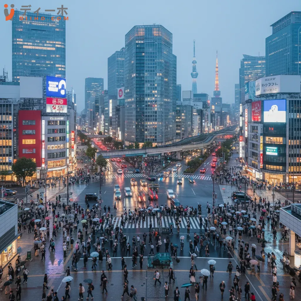 Tokyo rực rỡ và sôi động biểu tượng của một nền kinh tế Nhật Bản đang phục hồi mạnh mẽ