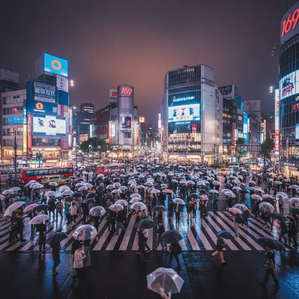 Giao lộ Shibuya huyền thoại nơi hàng ngàn người qua lại tạo nên khung cảnh sôi động bậc nhất thế giới