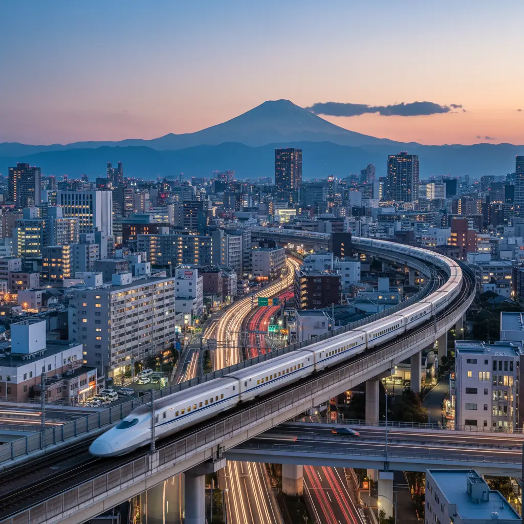 Shinkansen là biểu tượng của tốc độ và công nghệ kết nối các thành phố lớn của Nhật Bản
