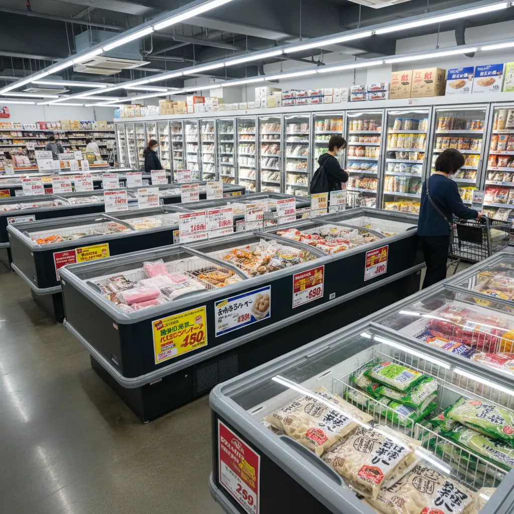 Không gian rộng rãi và đa dạng sản phẩm tại Gyomu Super Tokyo