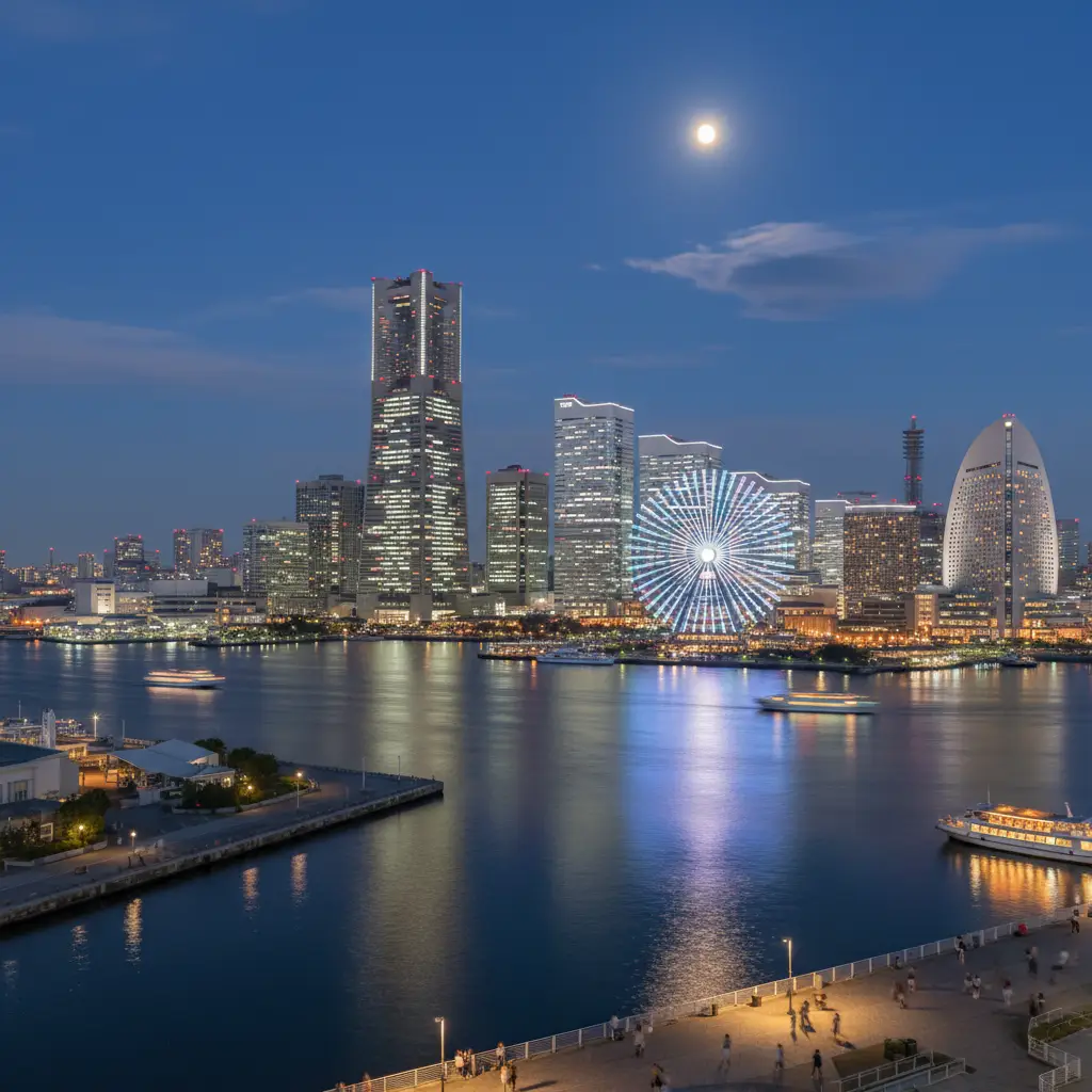 Minato Mirai 21 rực rỡ ánh đèn điểm checkin không thể bỏ lỡ tại Yokohama