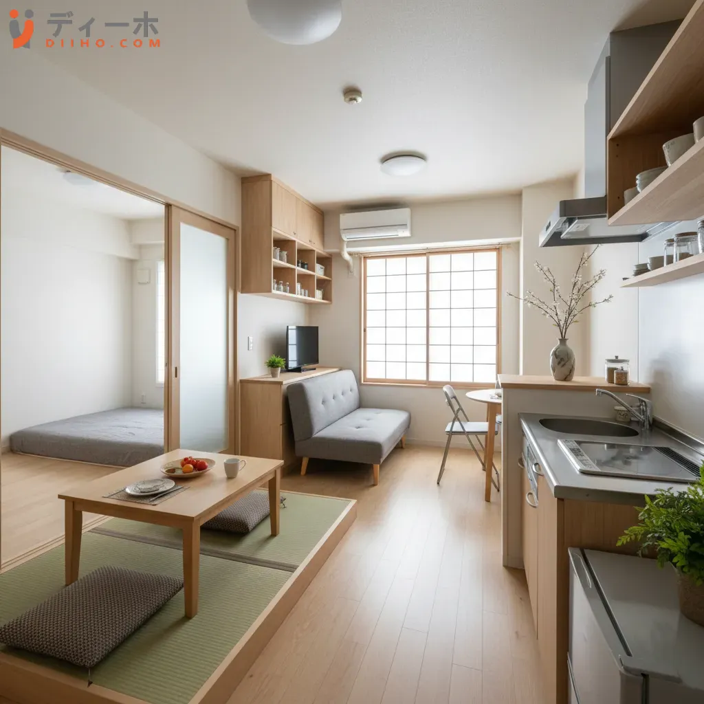 Một căn hộ nhỏ gọn tiện nghi là lựa chọn phổ biến để tiết kiệm chi phí nhà ở tại Nhật Bản
