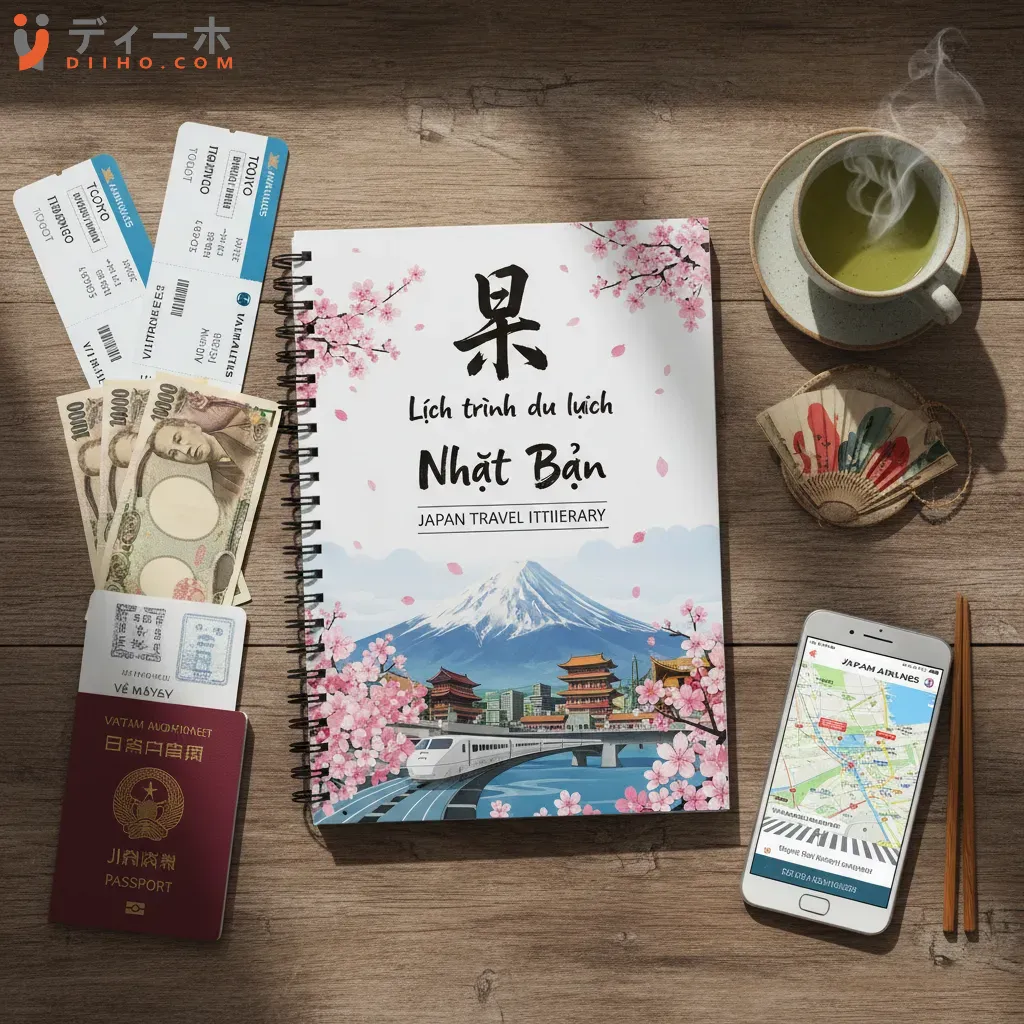 Lên kế hoạch chi tiết cho chuyến đi Nhật tự túc giúp tối ưu thời gian và chi phí