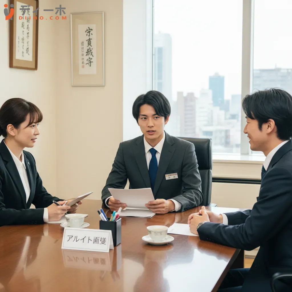 Du học sinh Nhật Bản chuẩn bị phỏng vấn xin việc làm thêm tại một cửa hàng