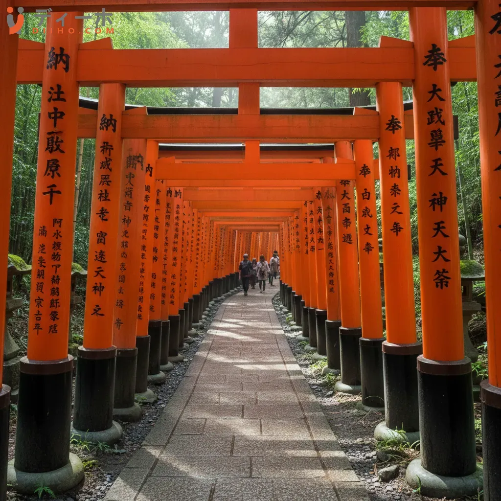 Hàng ngàn cổng torii tại Đền Fushimi Inaritaisha