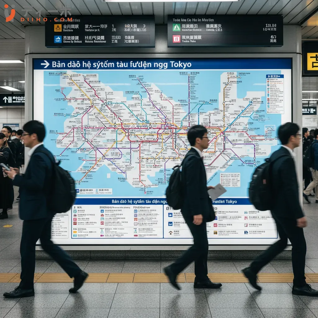 Hệ thống tàu điện ngầm Tokyo  Chìa khóa để khám phá thành phố