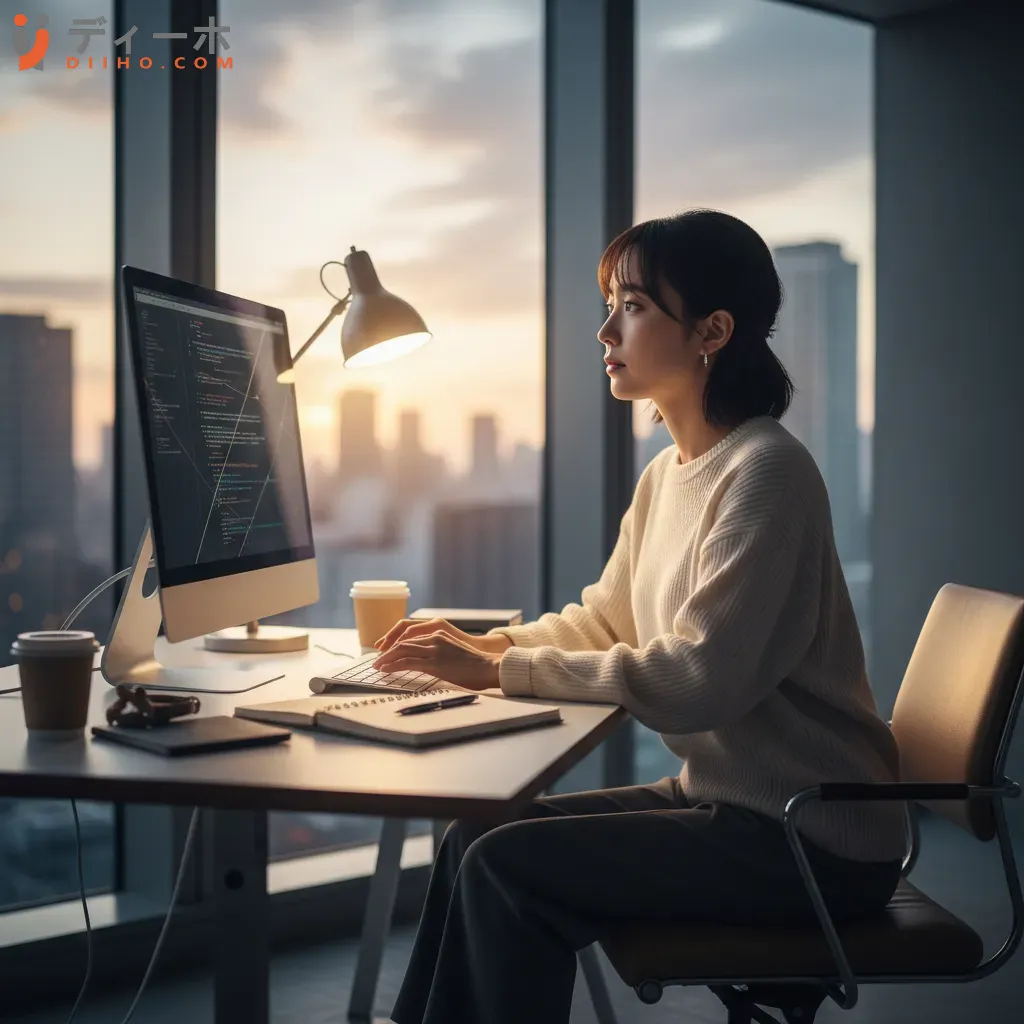 Một cô gái trẻ Nhật Bản đang suy tư phản ánh khát vọng tìm kiếm ý nghĩa và mục đích trong sự nghiệp