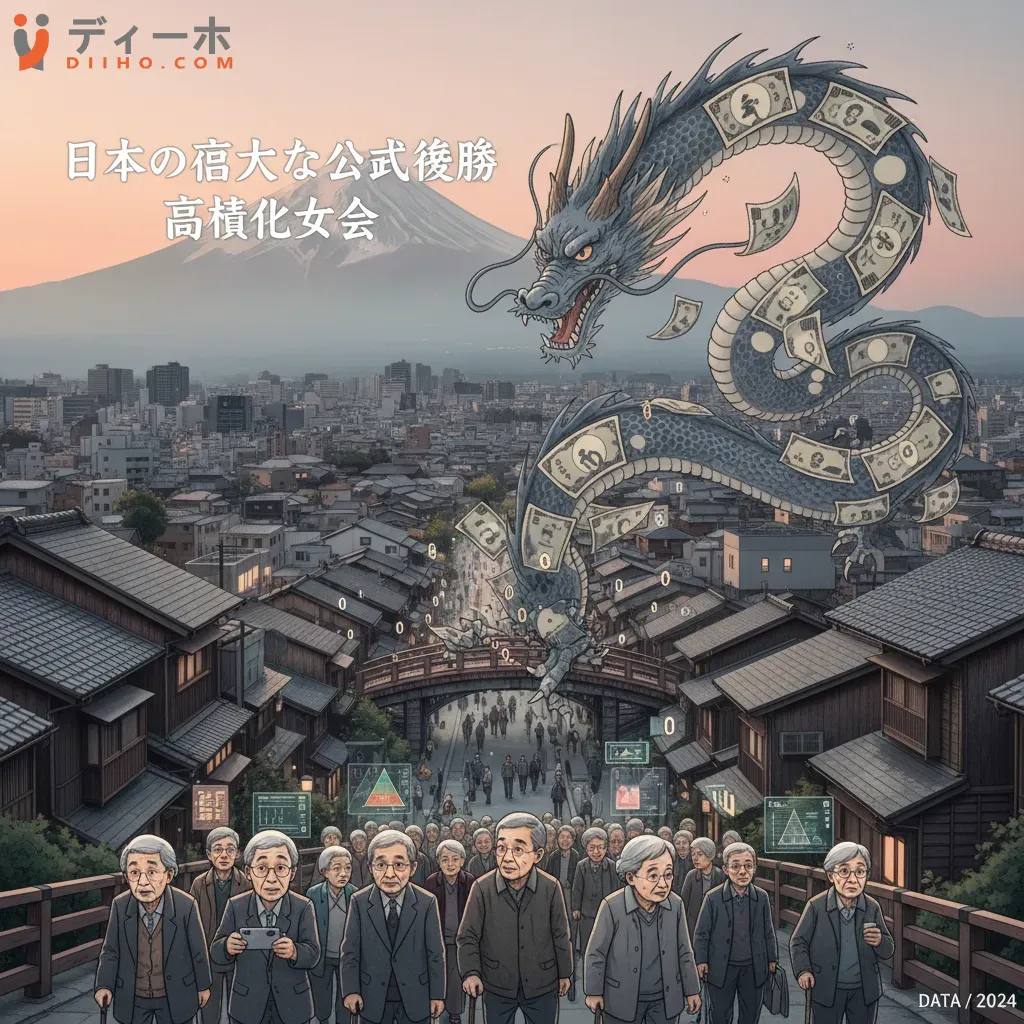 Gánh nặng nợ công và dân số già hóa là những thách thức dai dẳng đối với nền kinh tế Nhật Bản