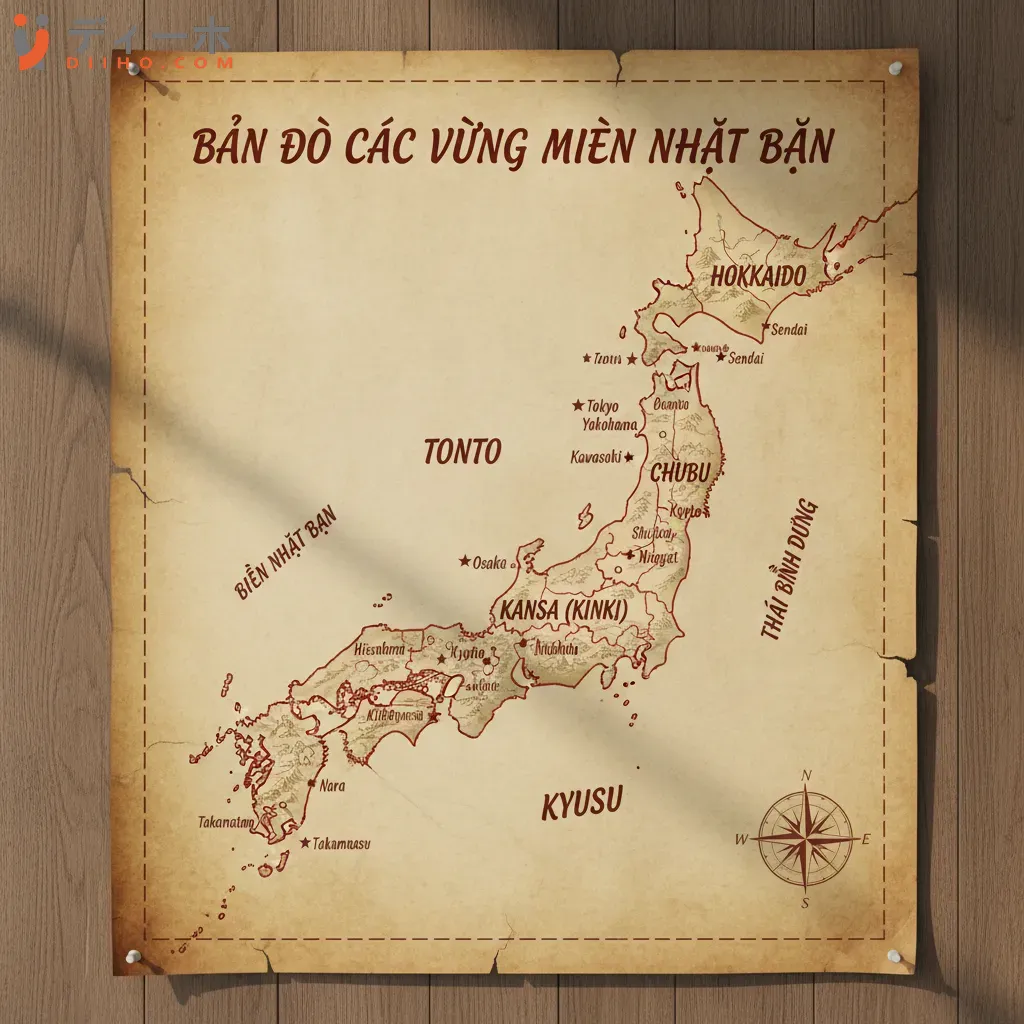 Mỗi vùng miền Nhật Bản mang một vẻ đẹp và cơ hội riêng