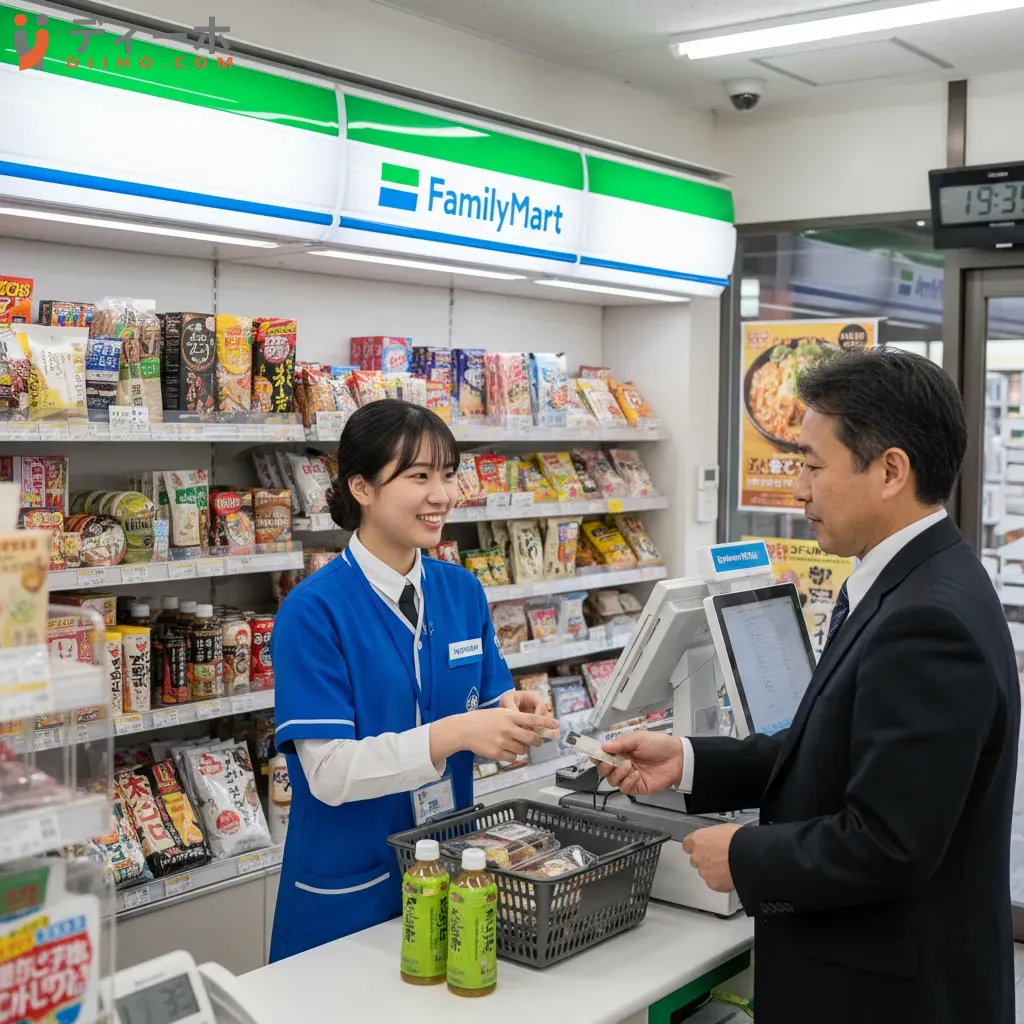 Làm việc tại cửa hàng tiện lợi là một trong những công việc làm thêm phổ biến và phù hợp với du học sinh tại Nhật