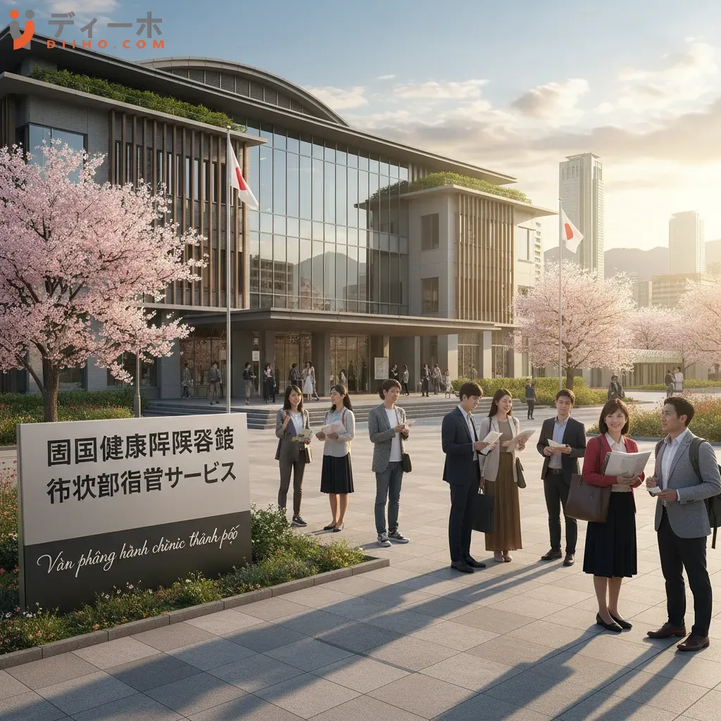 Văn phòng hành chính địa phương nơi quý vị sẽ đăng ký Bảo hiểm Quốc dân