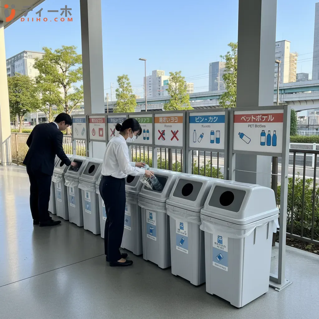 Hệ thống phân loại rác nghiêm ngặt là một nét văn hóa đặc trưng của Nhật Bản