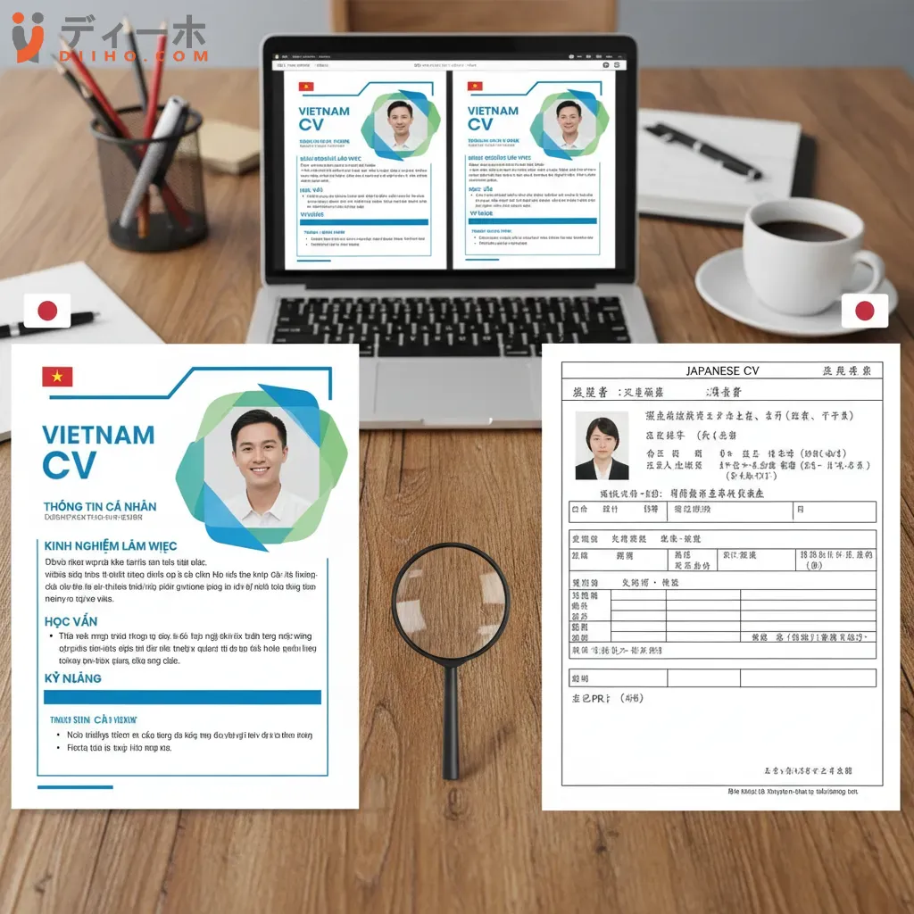 Sự khác biệt rõ rệt giữa CV Việt Nam và Nhật Bản cần được nắm vững