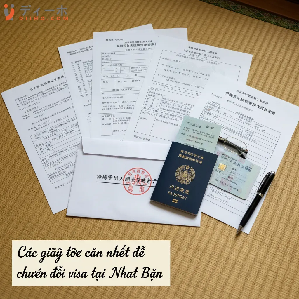 Chuẩn bị đầy đủ các giấy tờ là yếu tố then chốt để chuyển đổi visa thành công