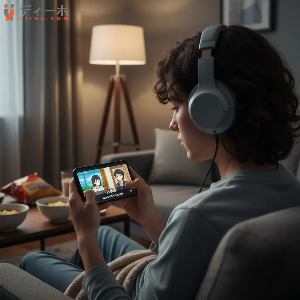 Luyện nghe tiếng Nhật qua các phương tiện giải trí như phim ảnh và podcast