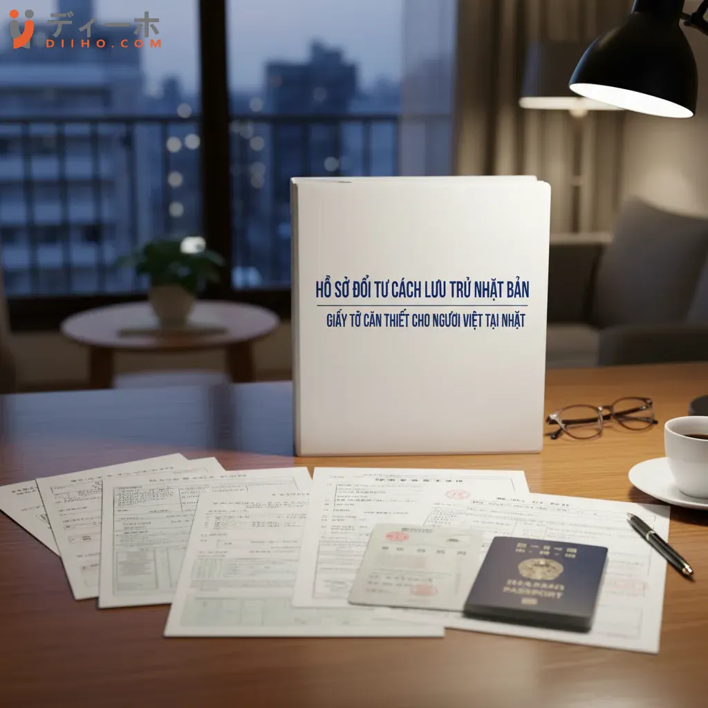 Các loại giấy tờ cần thiết để hoàn tất hồ sơ đổi tư cách lưu trú tại Nhật Bản