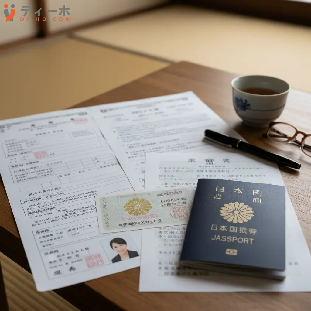 Hộ chiếu và các tài liệu liên quan đến visa du học Nhật Bản tượng trưng cho nghĩa vụ pháp lý